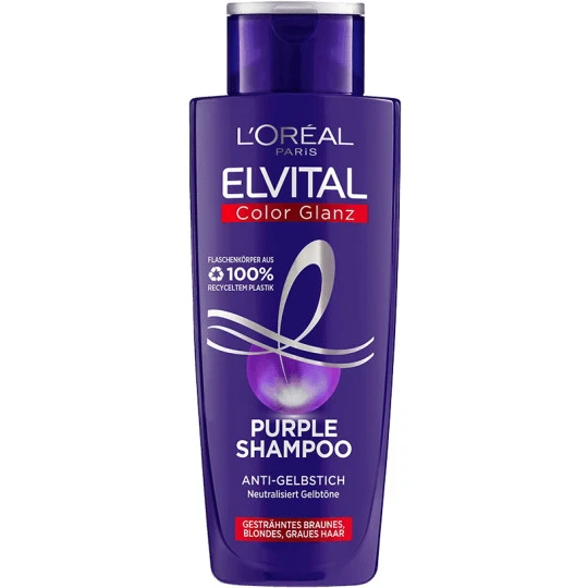 L'Oreal Elvital Color Glanz Purple Shampoo 200ML 3 L'Oreal Elvital Color Glanz Purple Shampoo 200ML