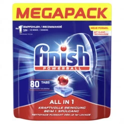 Finish Powerball All In 1 Tabs Megapack 80ST