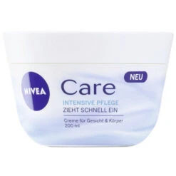 NIVEA Care Intensiv Pflege Creme Für Gesicht & Körper 200ML
