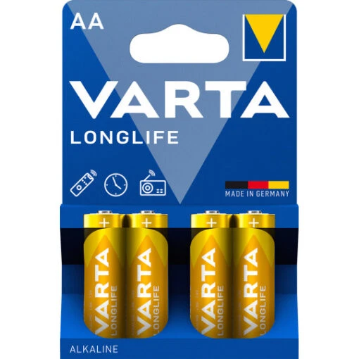 Varta Longlife Mignon AA Batterien 4ST -Pflege Verkauf varta longlife mignon aa lr06 4st